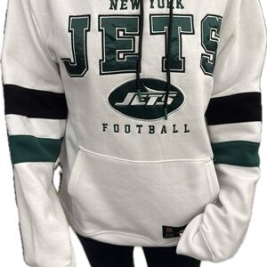 NFL New York Jets White and Green Hoodie